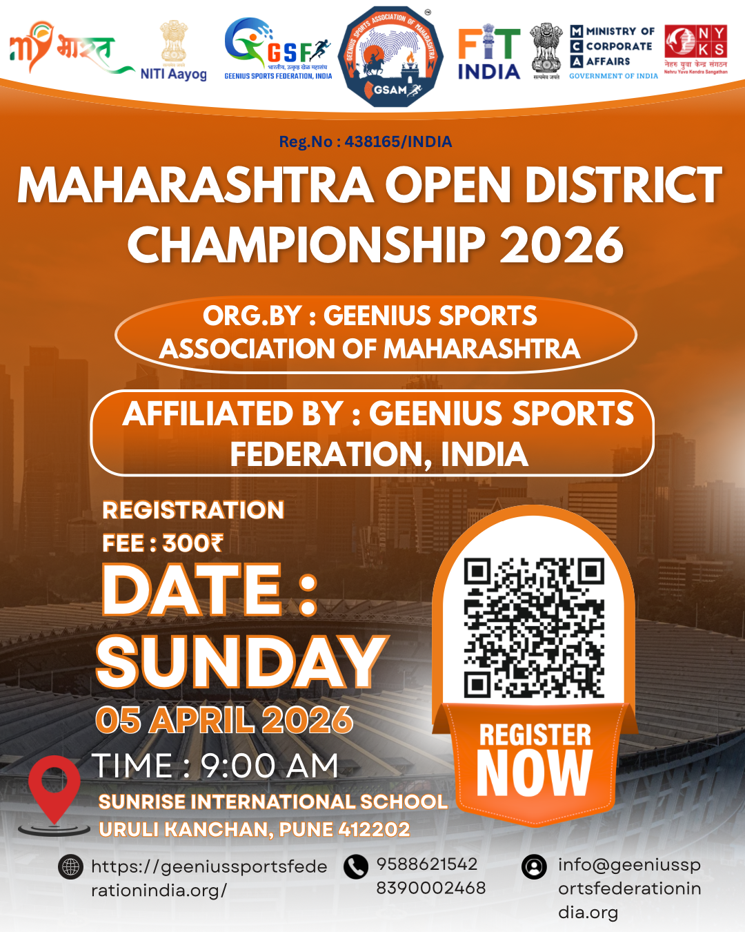 MAHARASHTRA OPEN DISTRICT CHAMPIONSHIP 2026